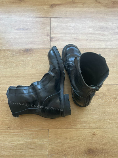 Julius 7 Rear Zip Engineer Boots