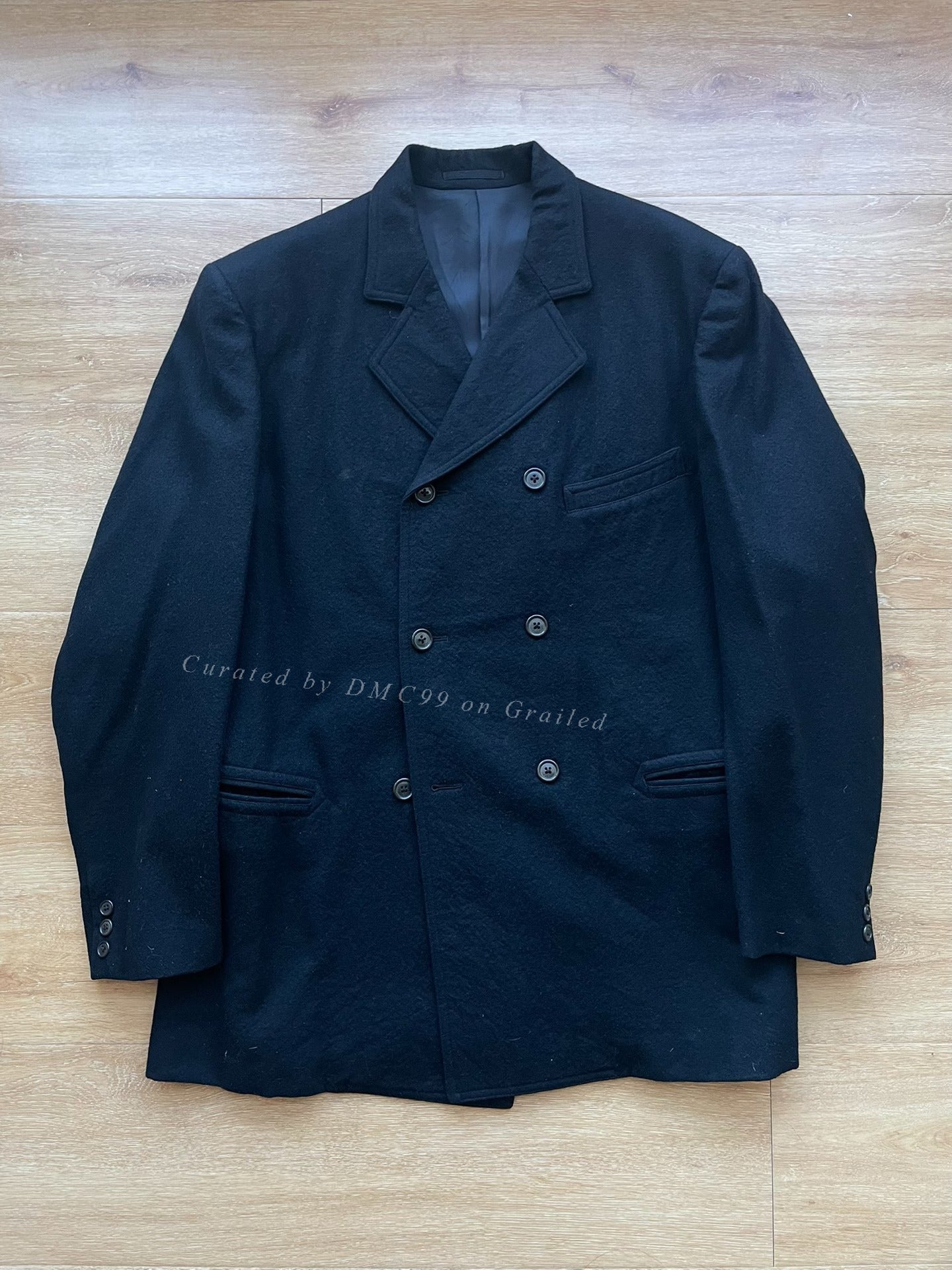 Yohji Yamamoto Y's Boiled Wool Suit Jacket
