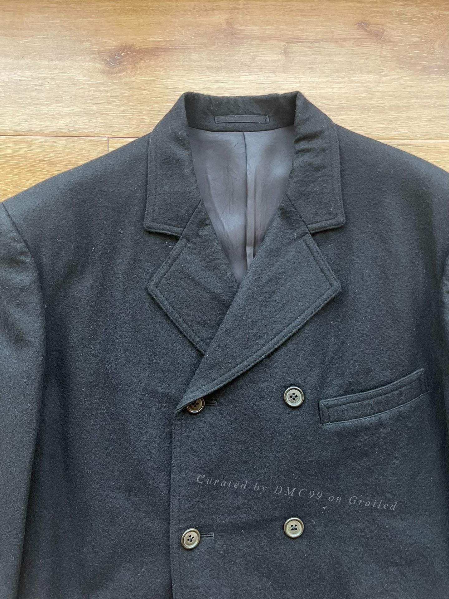 Yohji Yamamoto Y's Boiled Wool Suit Jacket