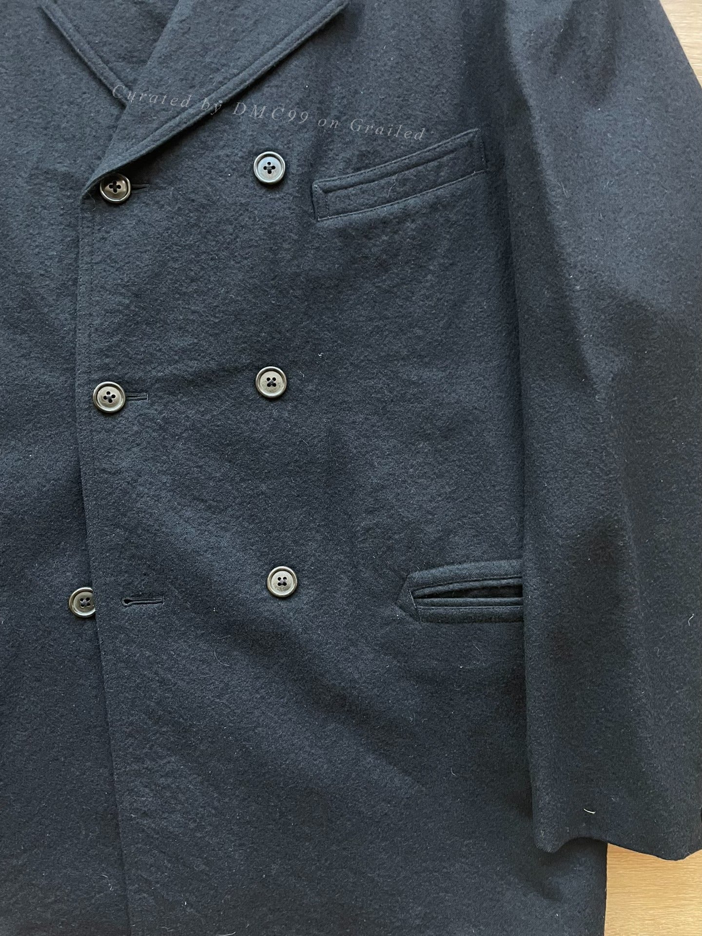 Yohji Yamamoto Y's Boiled Wool Suit Jacket