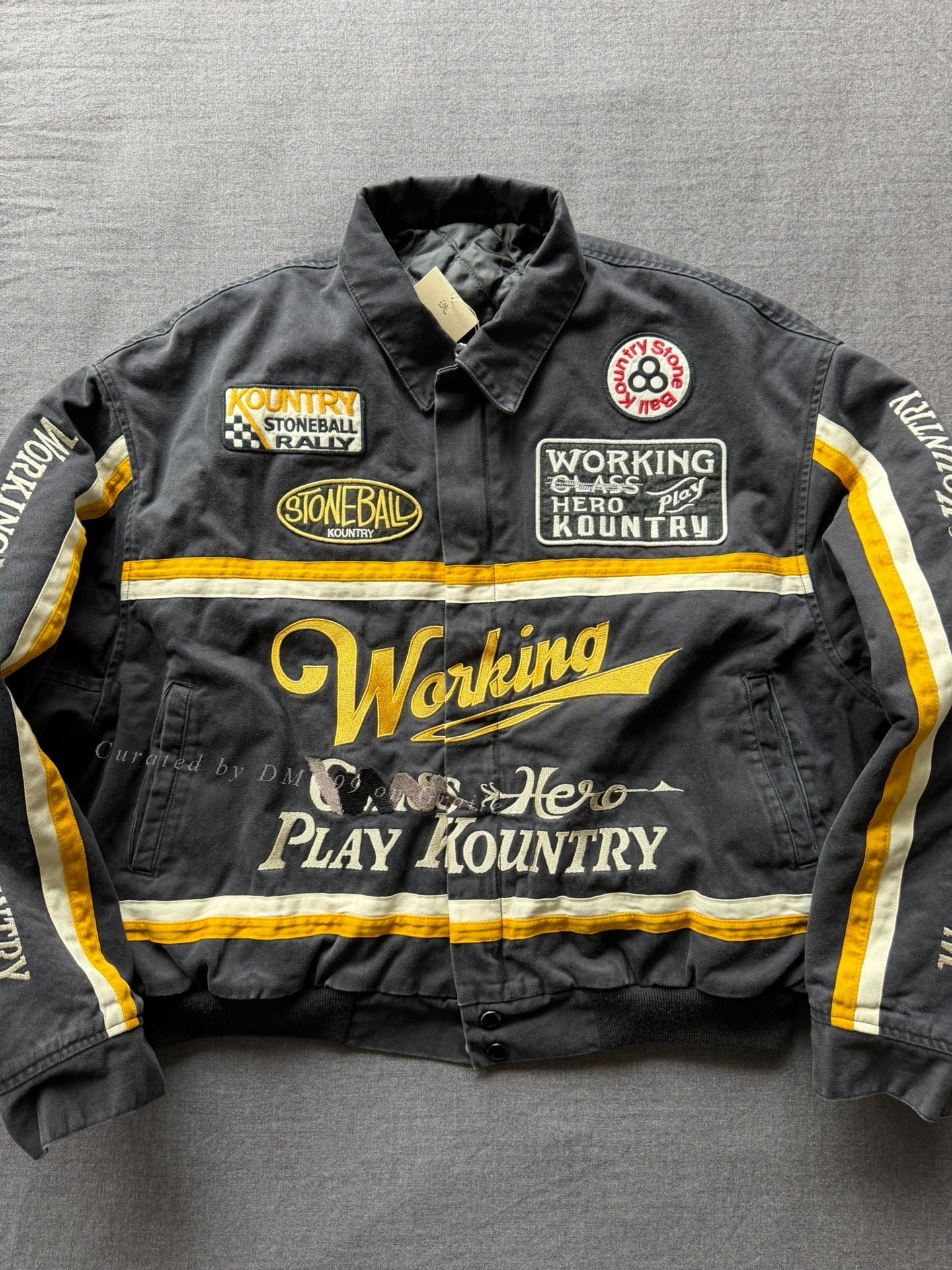 Kapital Distressed Motorcycle Racing Jacket