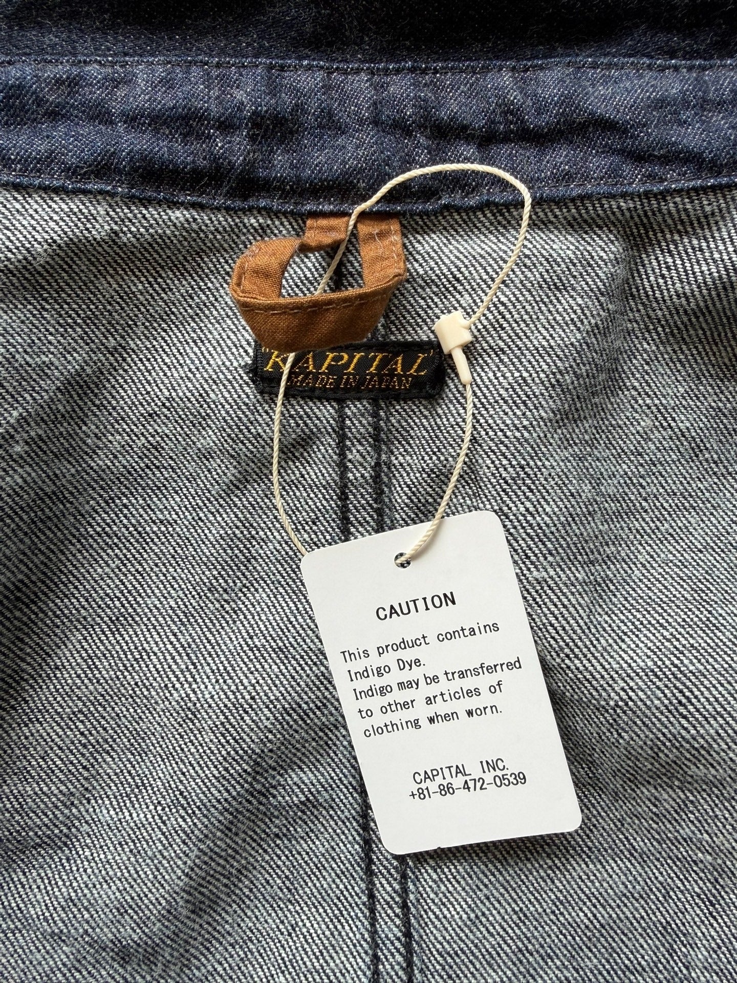 Kapital 26SS Dark Blue Denim Work Jacket