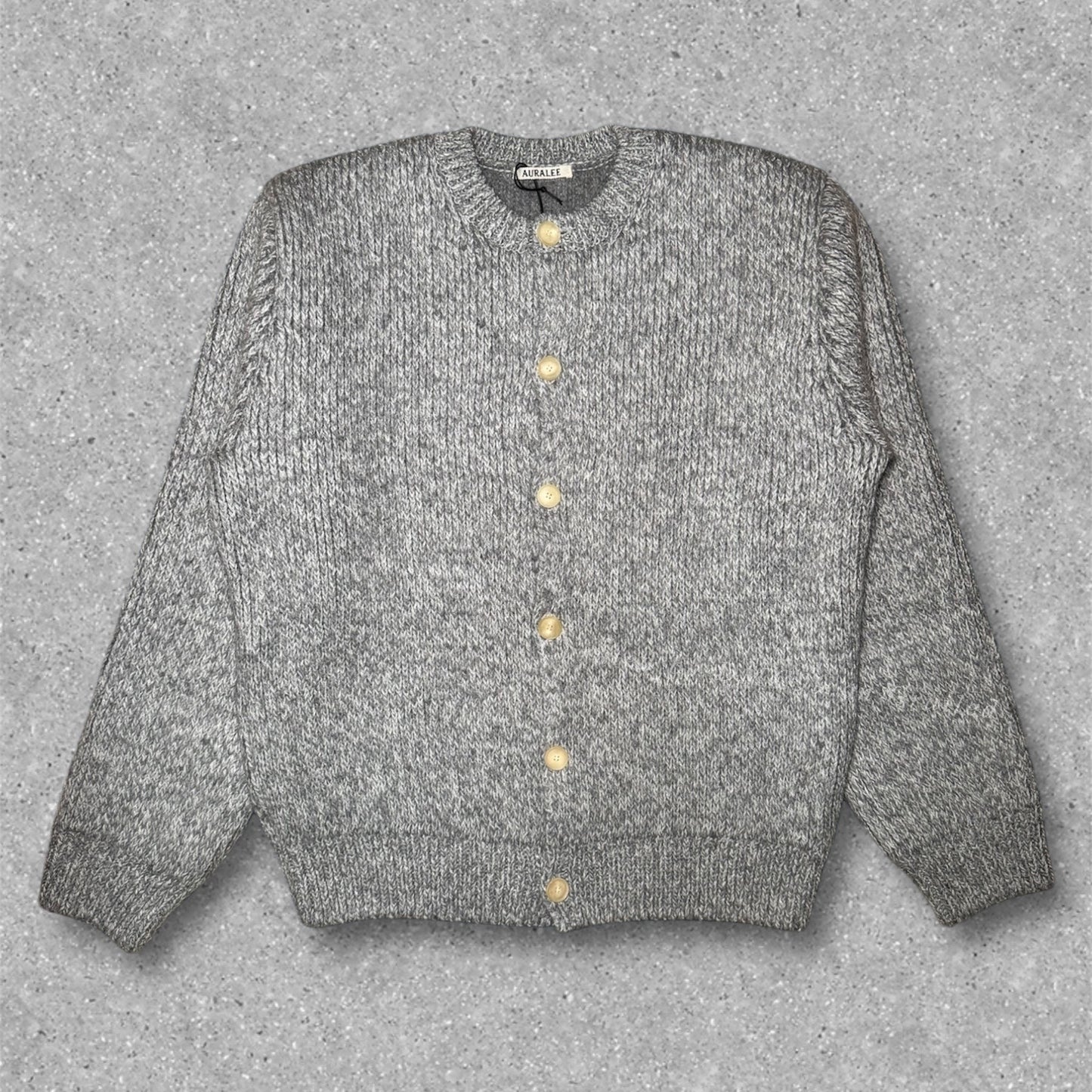 AURALEE AW25 Wool-Alpaca Round Neck Knit