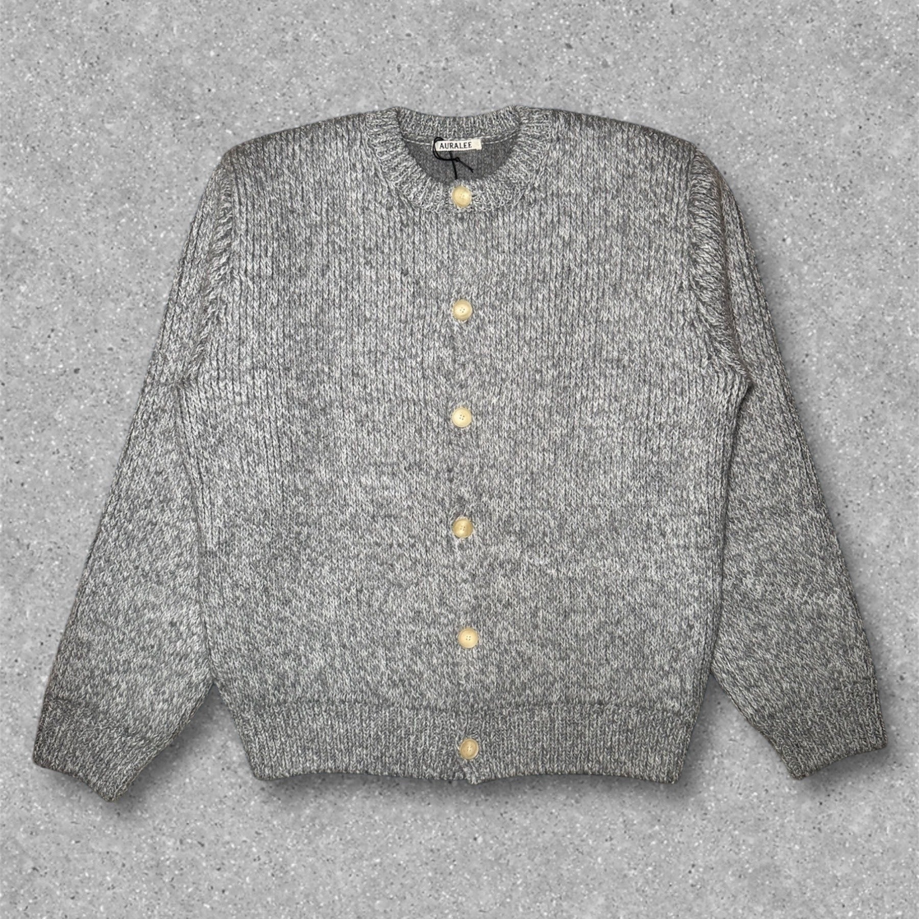 AURALEE AW25 Wool-Alpaca Round Neck Knit