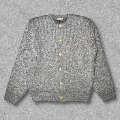 AURALEE AW25 Wool-Alpaca Round Neck Knit