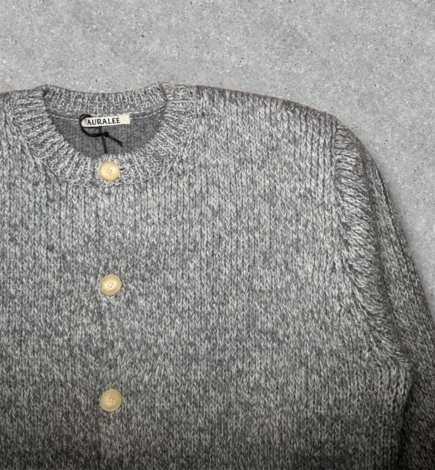 AURALEE AW25 Wool-Alpaca Round Neck Knit