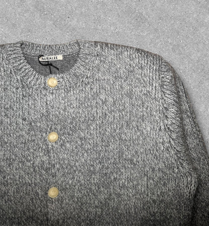 AURALEE AW25 Wool-Alpaca Round Neck Knit