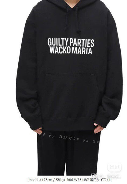 WACKO MARIA HEAVY WEIGHT HOODED SWEATSHIRT