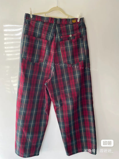 Kapital Men's Plaid Casual Pants
