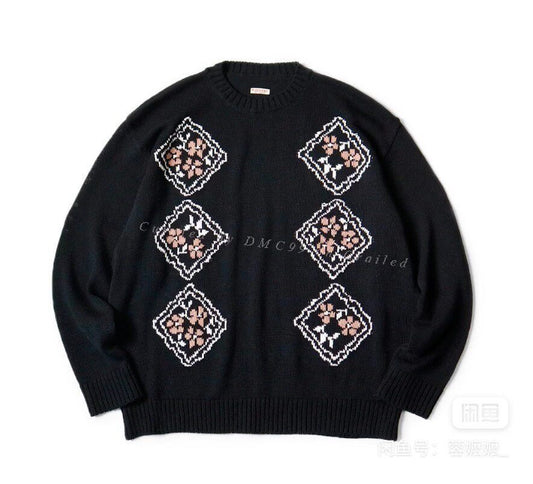 KAPITAL 24SS Crewneck Cotton Knit Sweater