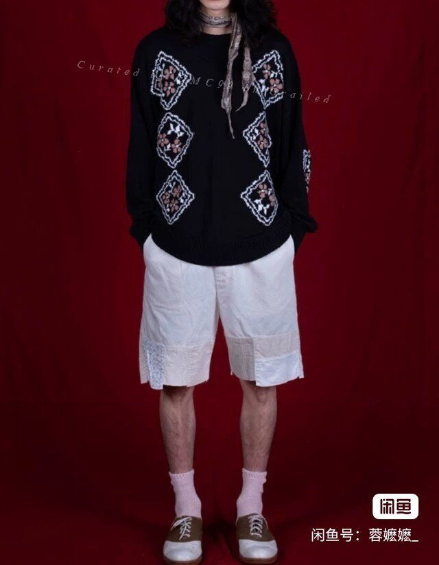 KAPITAL 24SS Crewneck Cotton Knit Sweater