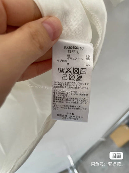 KAPITAL 3G Hollow-Out Short-Sleeve Tee