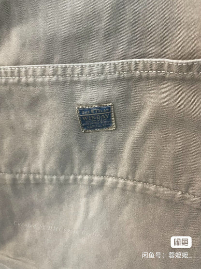 KAPITAL Cotton Drawstring Waist Casual Pants