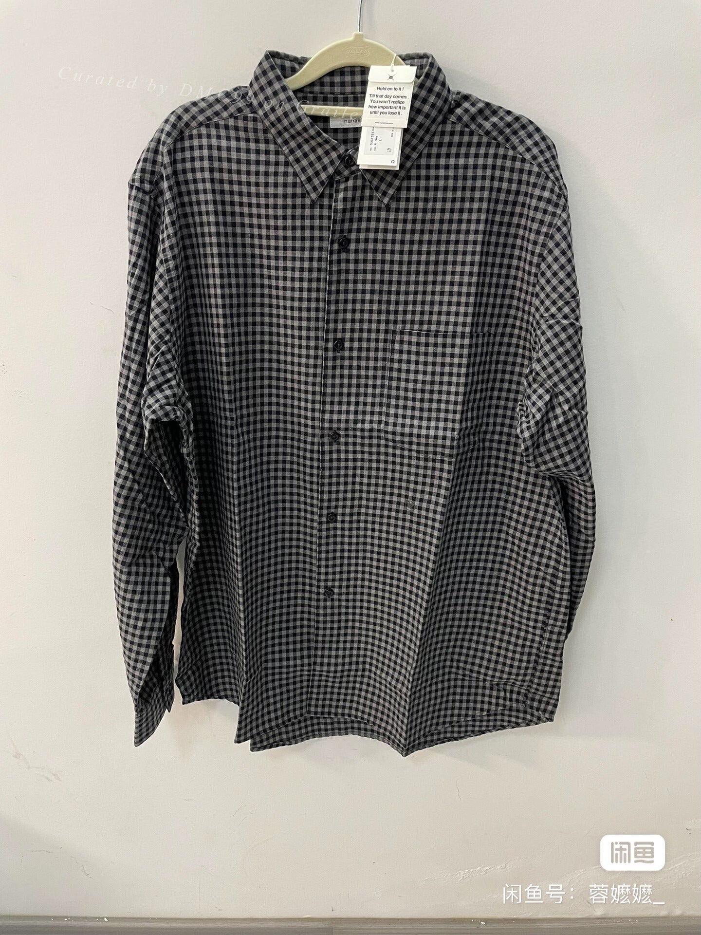 nanamica Regular Collar Check Wind Shirt