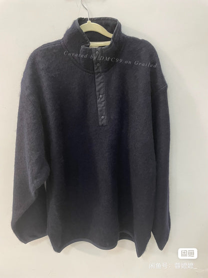 nanamica Mohair Stand Collar Pullover