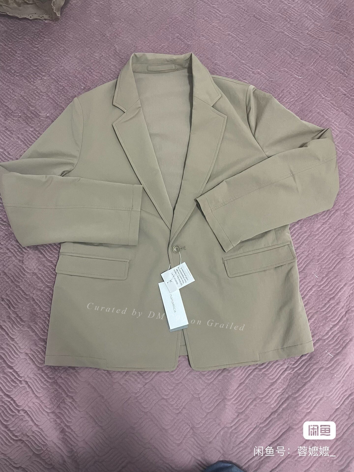 nanamica 23ss Thermostatic Quick-Dry Jacket