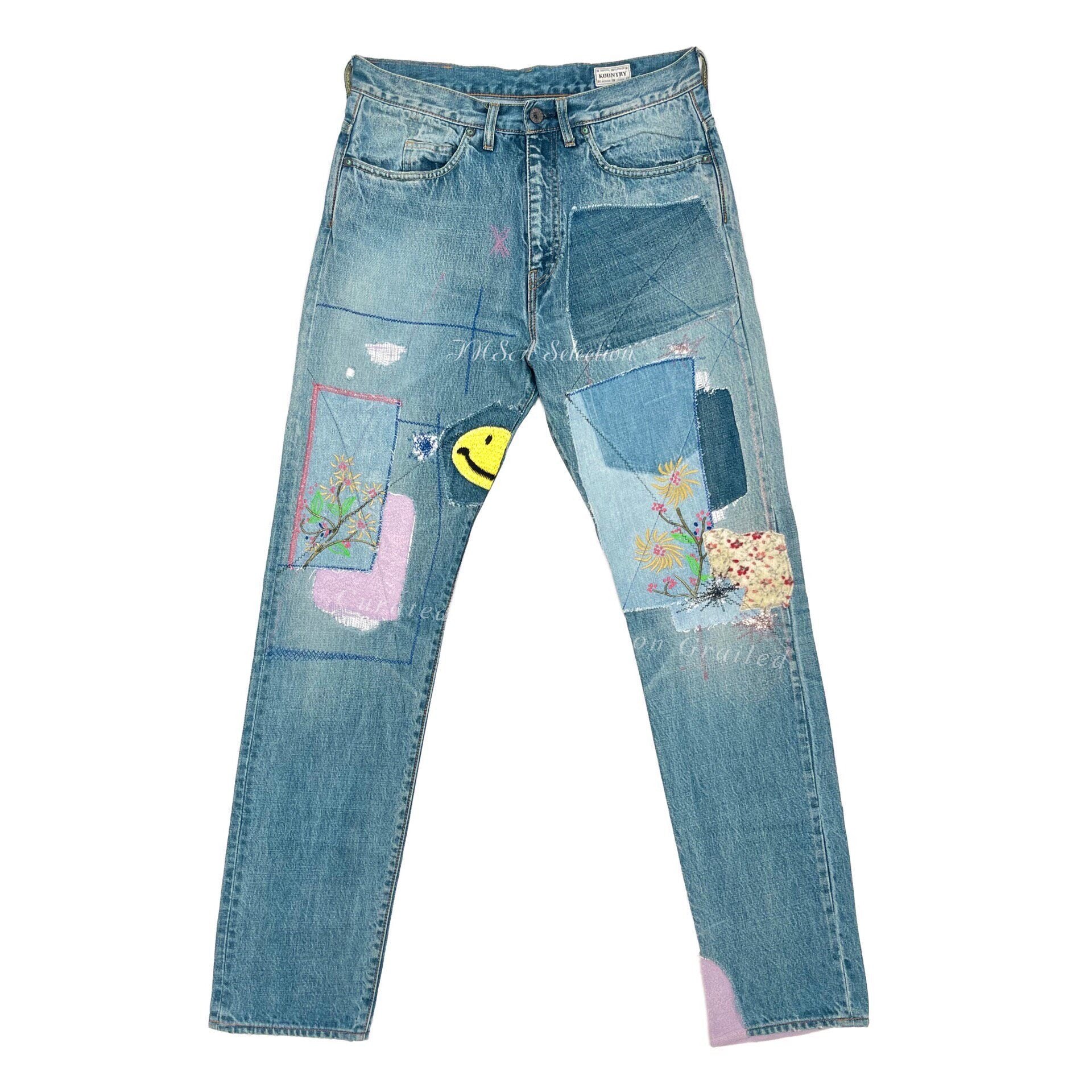 Kapital Kountry Patchwork Denim Jeans