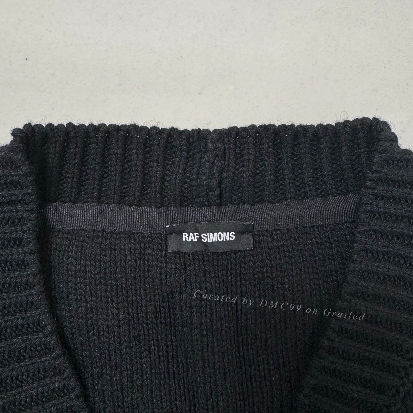 Raf Simons AW16 Oversized Wool Cardigan