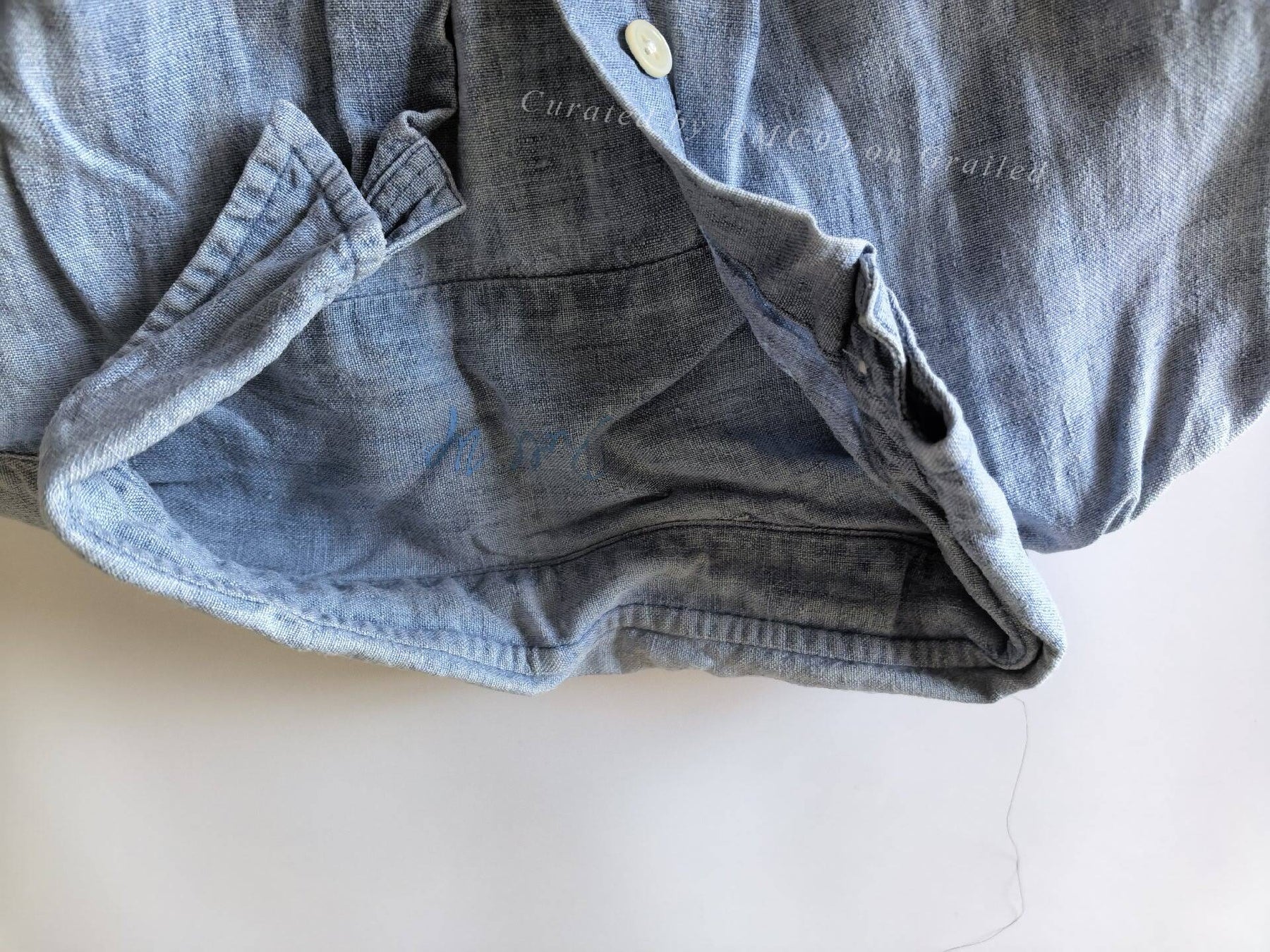 Porter Classic Roll Up Linen Shirt