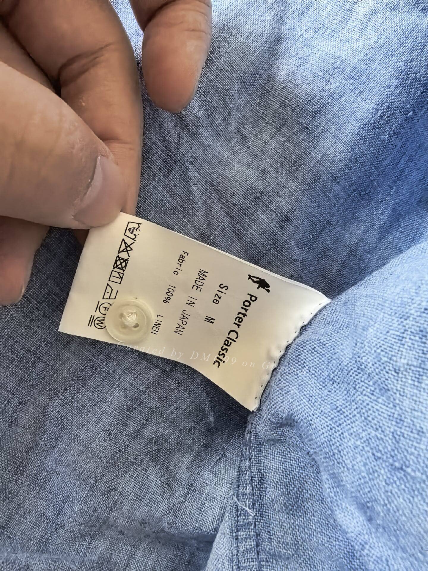 Porter Classic Roll Up Linen Shirt