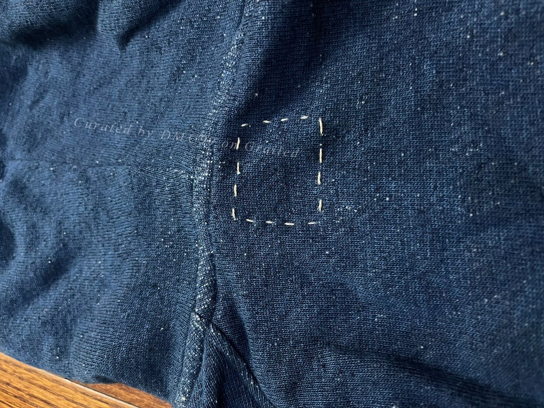 visvim indigo sweatshirt