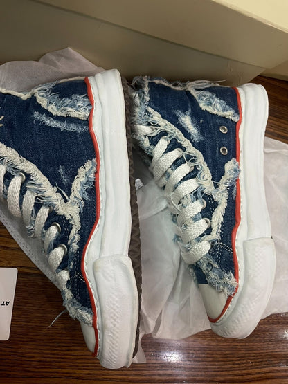 Nigel Cabourn Indigo Dissolved Shoes