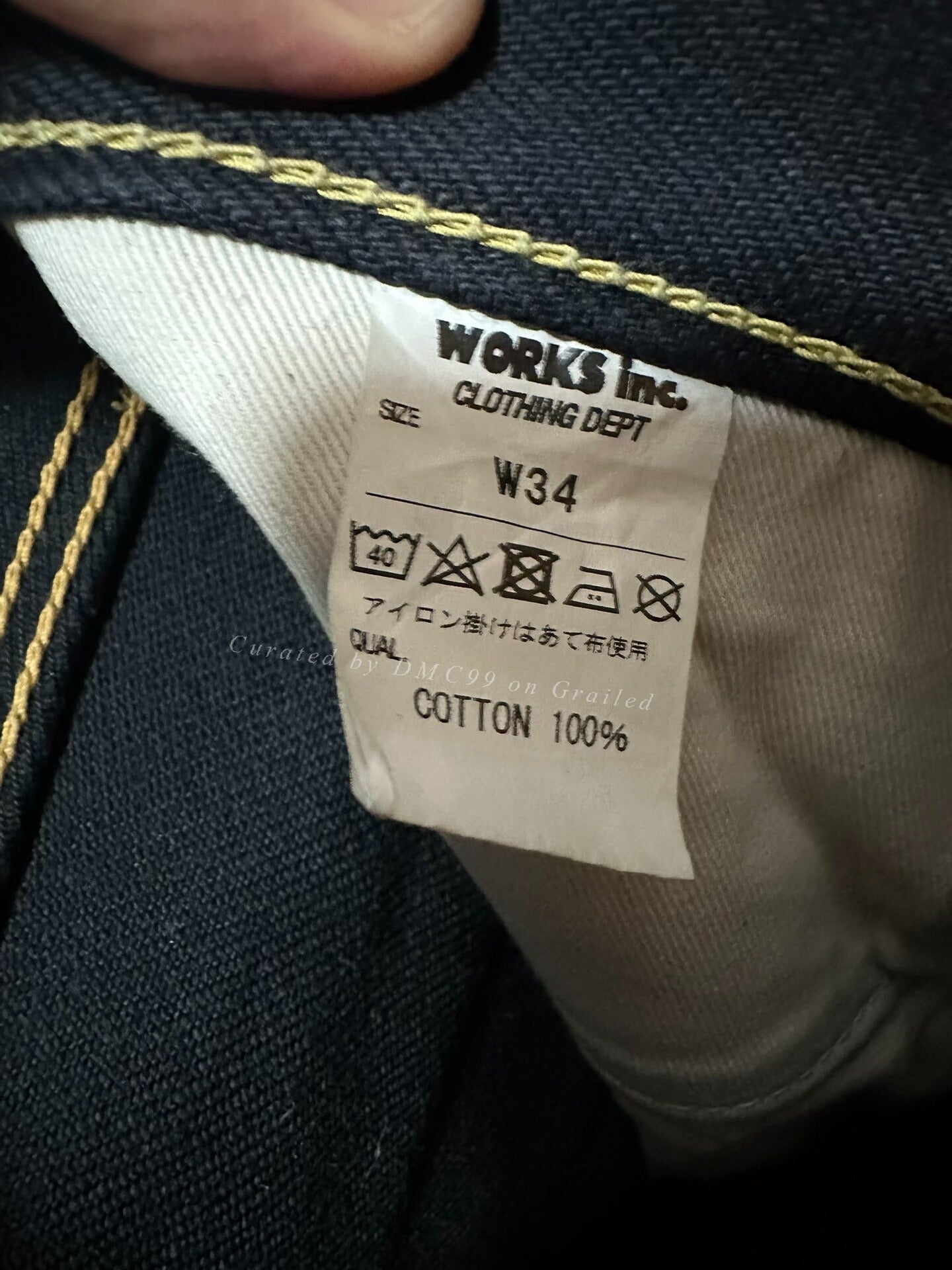 Iron Heart 634xhsib 25oz Jeans W34