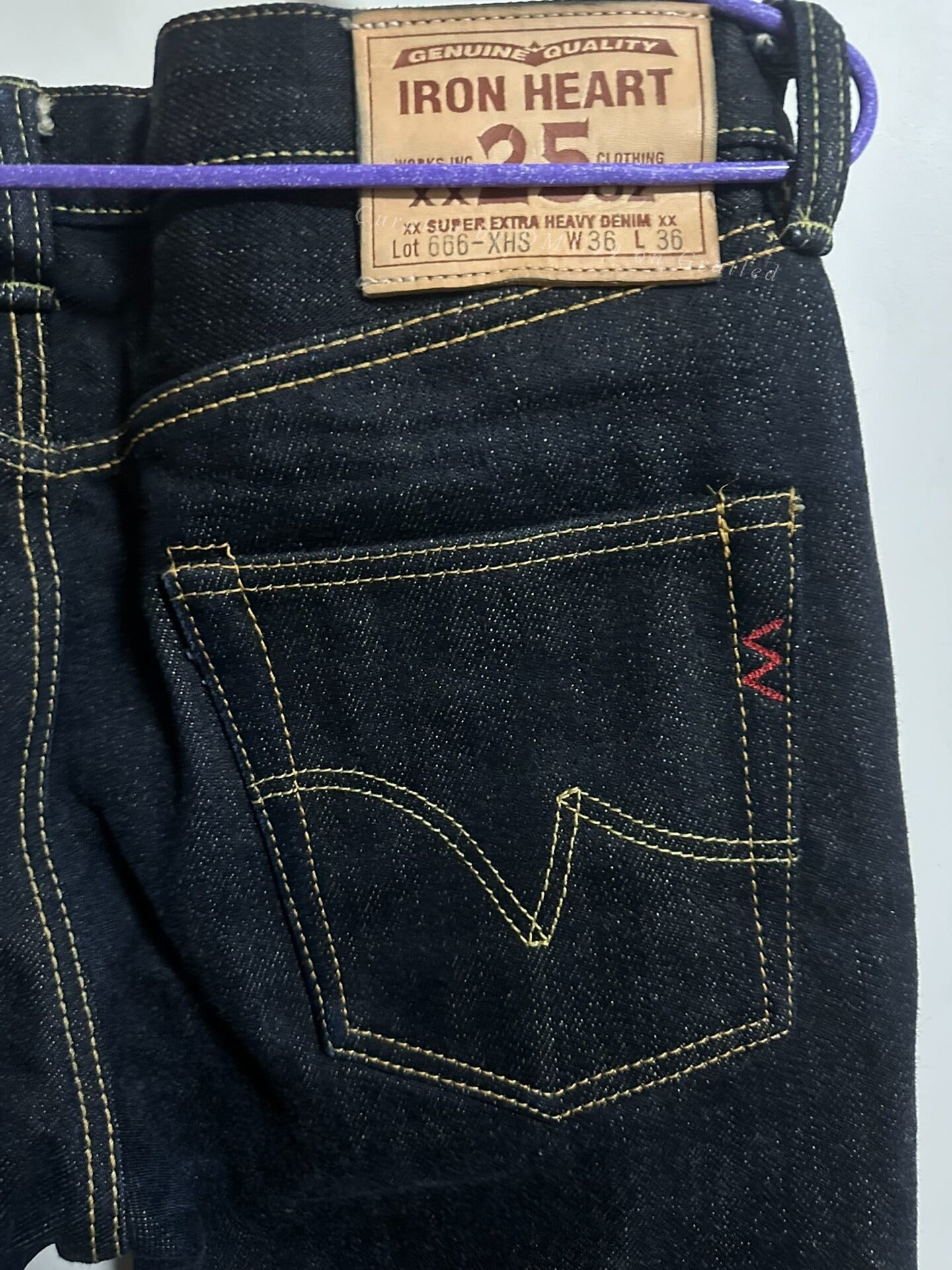 Iron Heart 666XHS 25oz Jeans W36