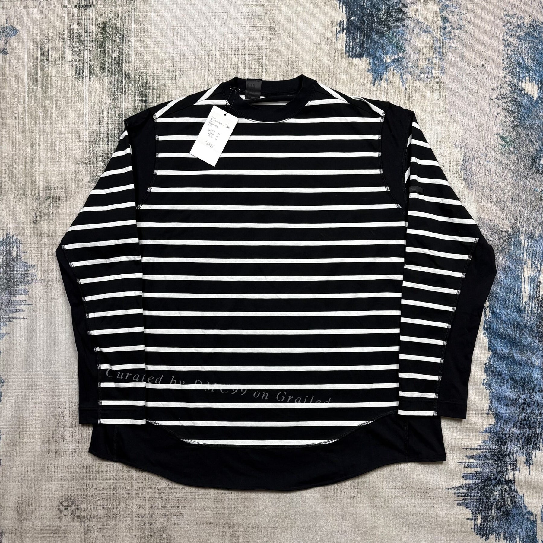 N.HOOLYWOOD Striped Long Sleeve T-Shirt