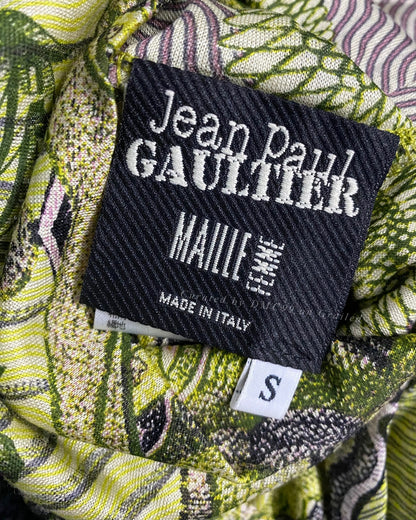 Jean Paul Gaultier Green Dragon Mesh Shirt