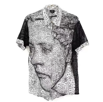 2001ss Jean Paul Gaultier 3D Mesh Shirt