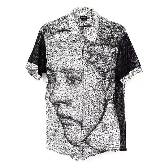 2001ss Jean Paul Gaultier 3D Mesh Shirt