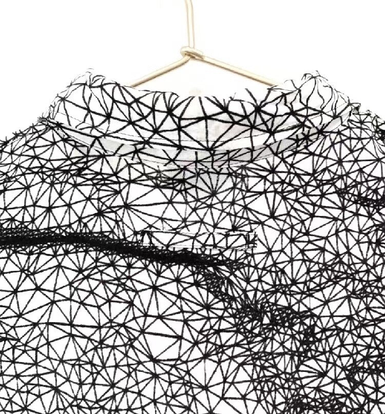 2001ss Jean Paul Gaultier 3D Mesh Shirt
