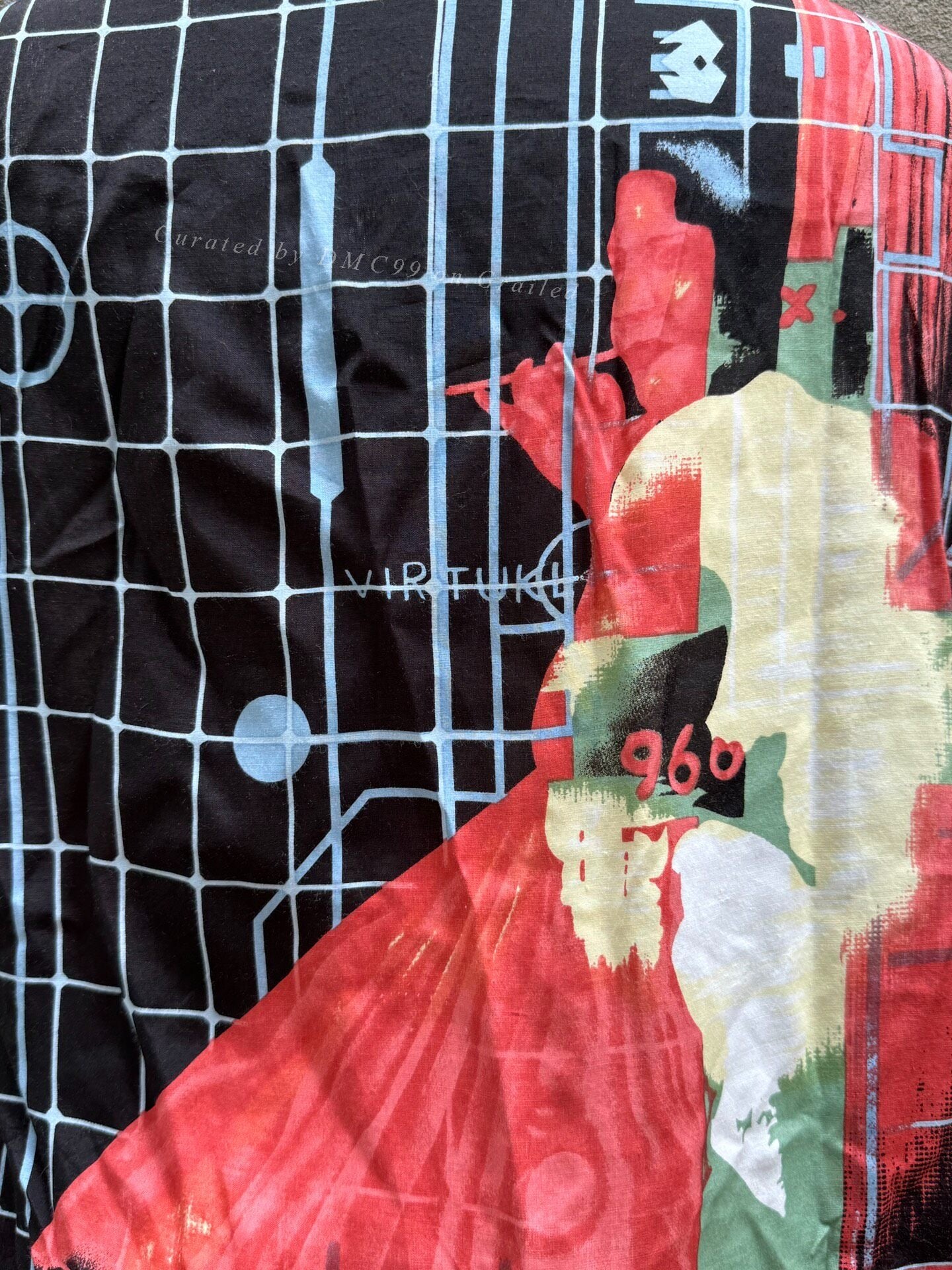 1996ss Jean Paul Gaultier Psychedelic Portrait Shirt