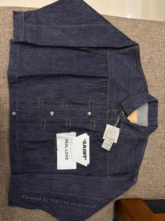 SAINT MICHAEL x berberjin T-back Denim Jacket