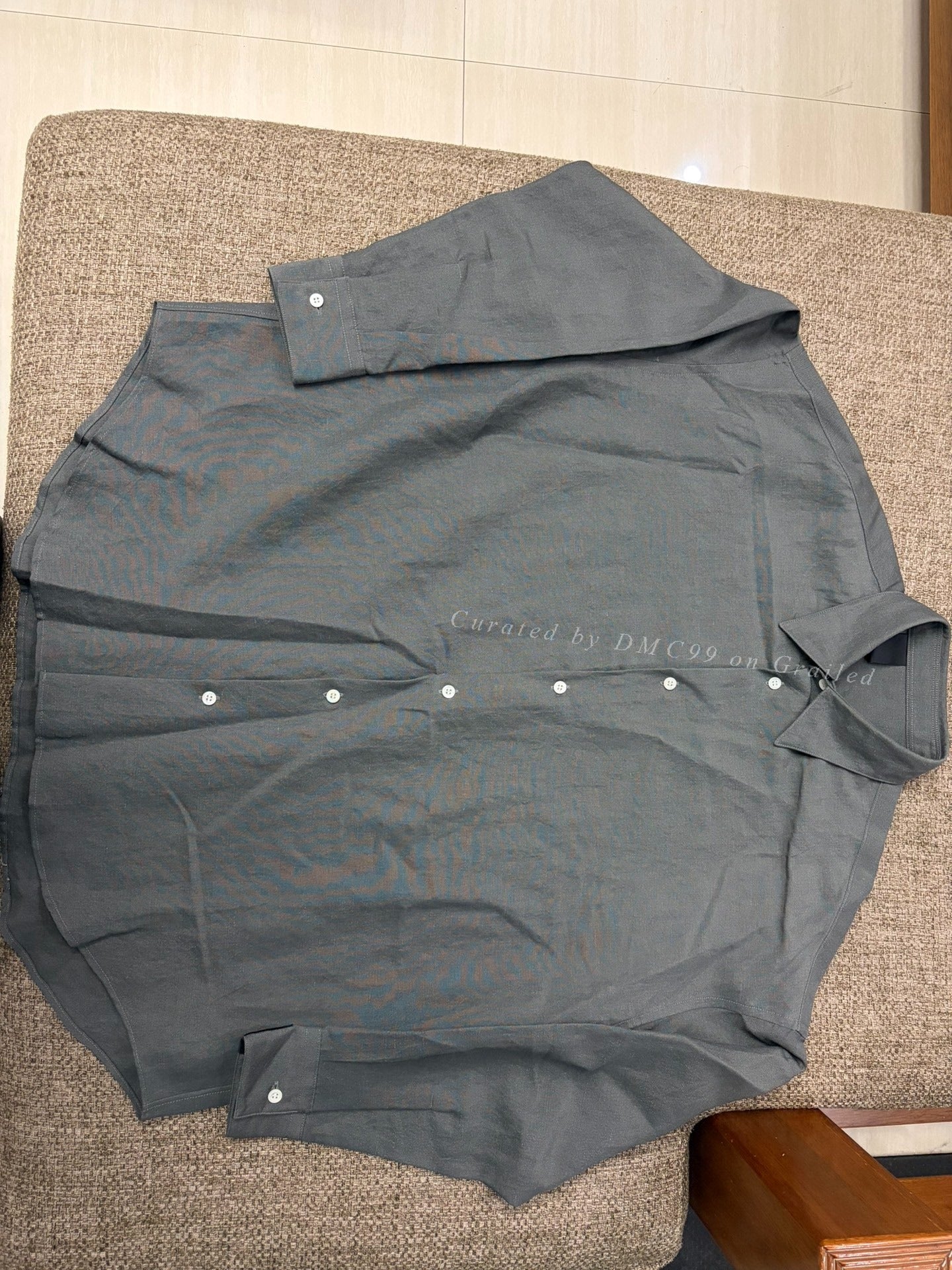 N.HOOLYWOOD Oversized Wool Casual Shirt