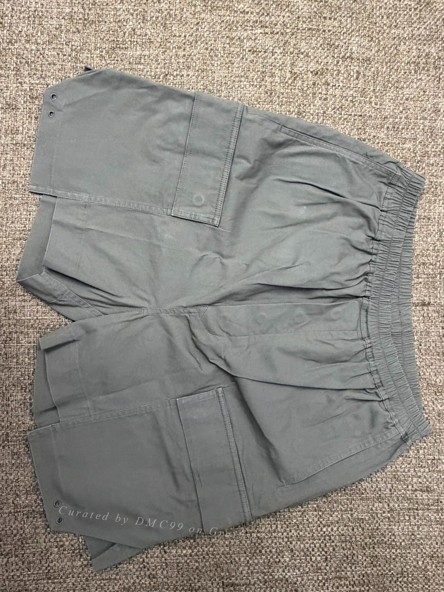 Rick Owens 17ss Washed Cotton Boxing Shorts