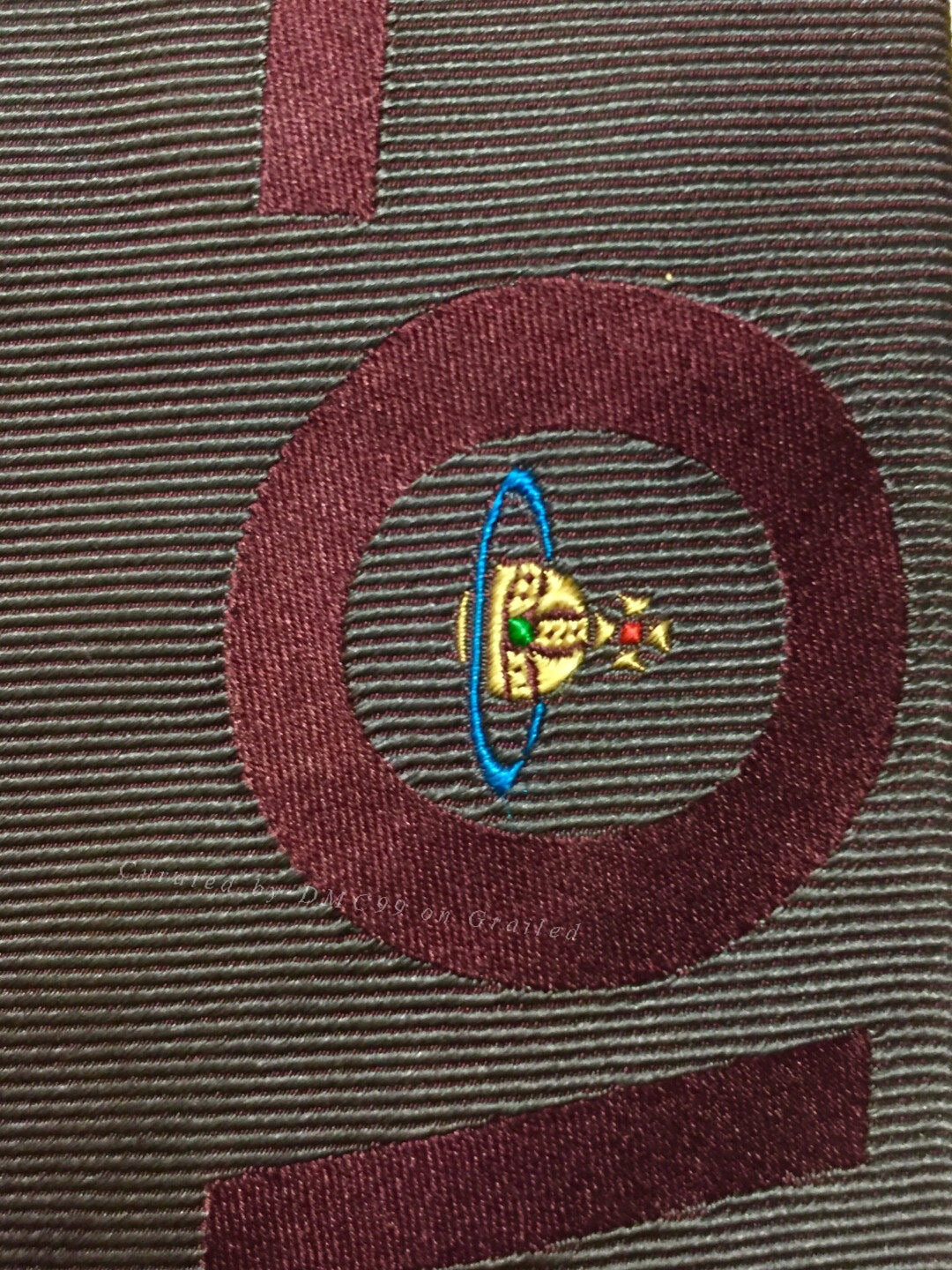 Vivienne Westwood Logo 'Blow Me Up' Silk Tie
