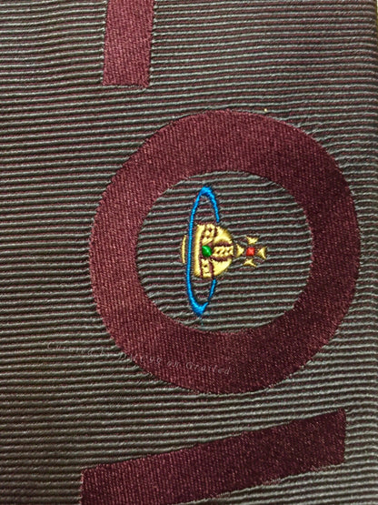 Vivienne Westwood Logo 'Blow Me Up' Silk Tie