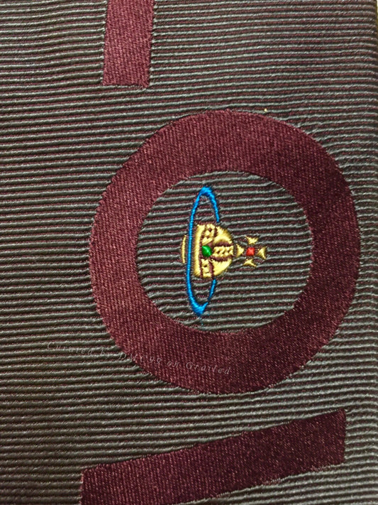 Vivienne Westwood Logo 'Blow Me Up' Silk Tie