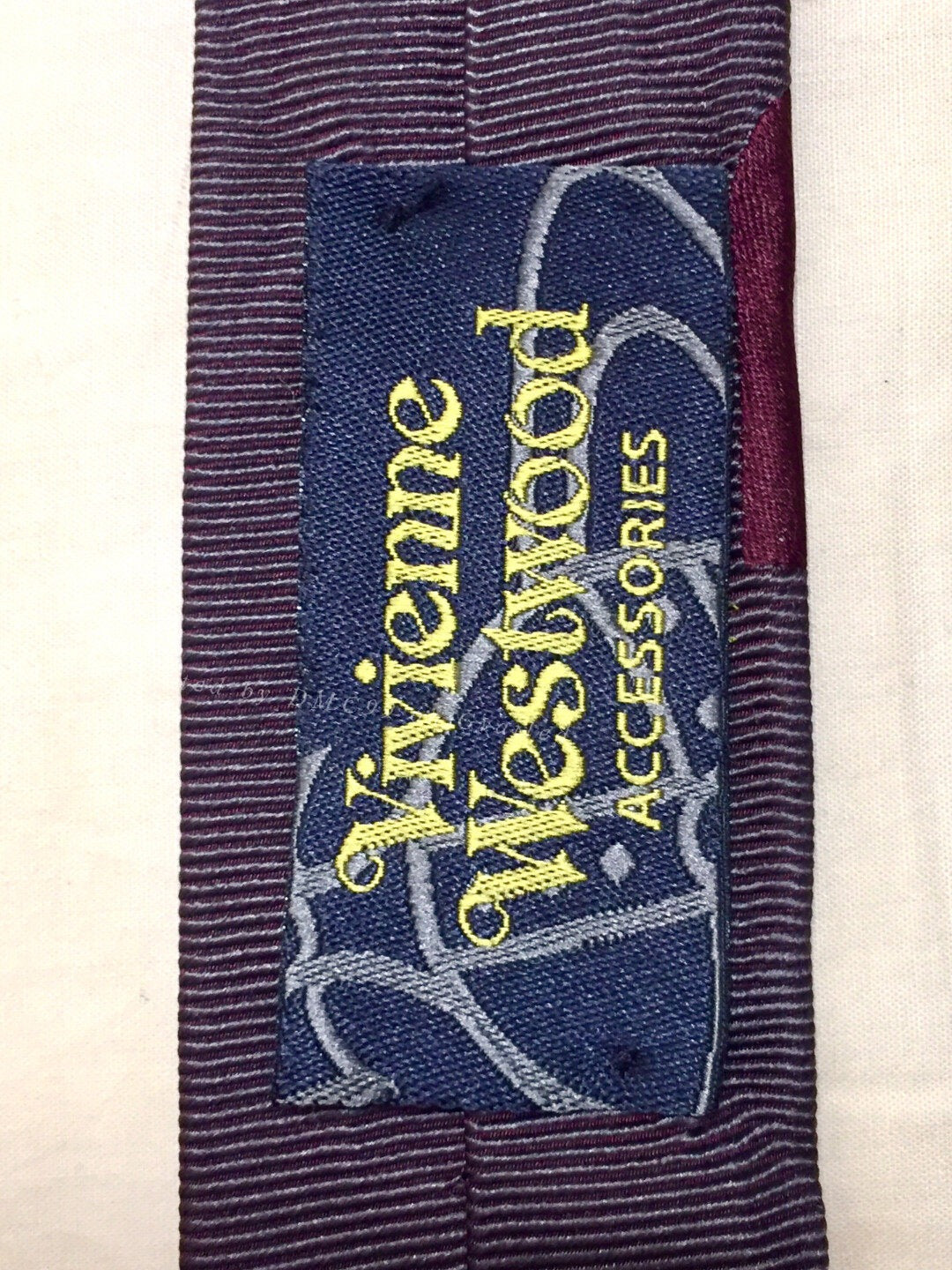 Vivienne Westwood Logo 'Blow Me Up' Silk Tie