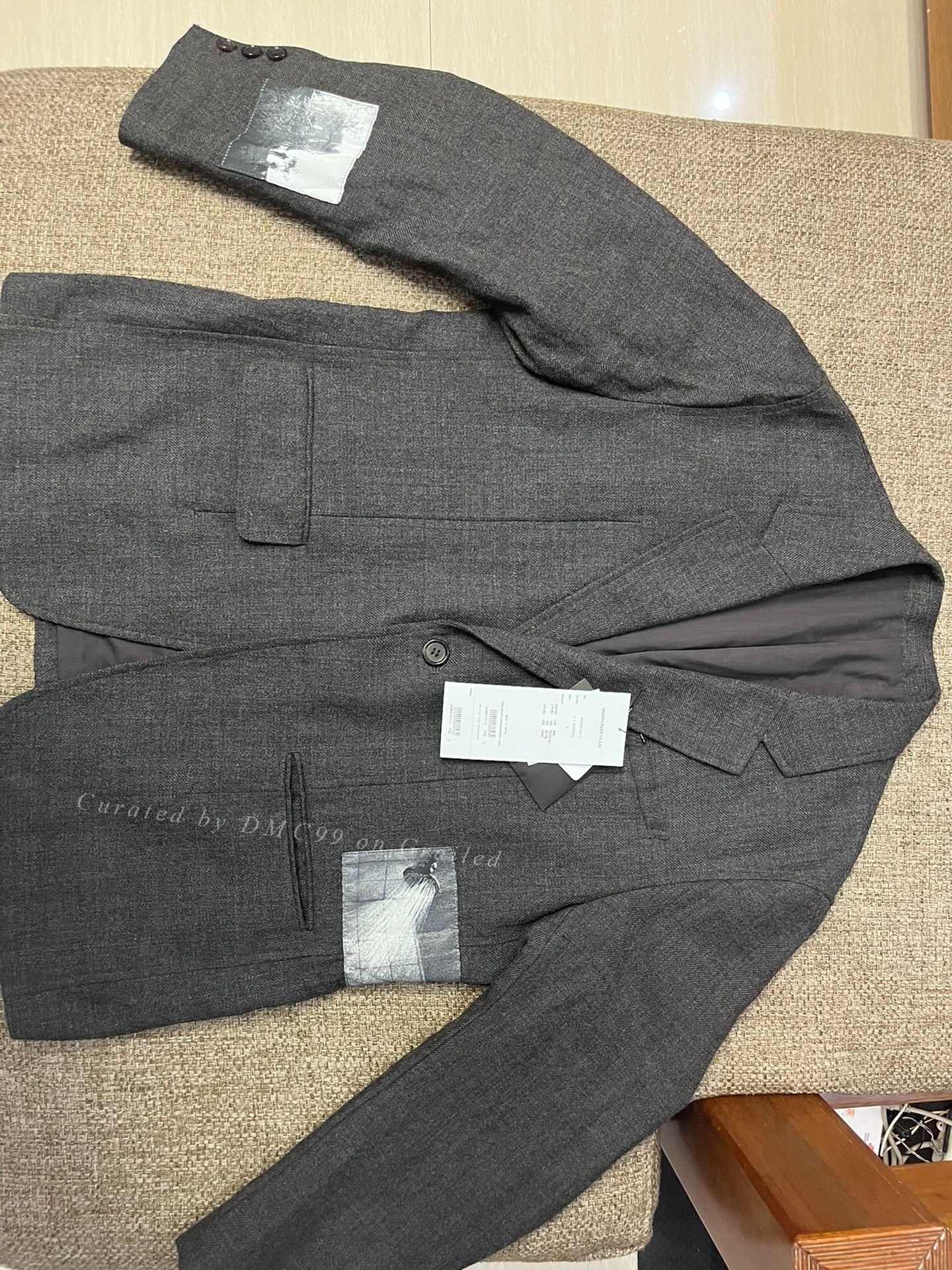 UNDERCOVER Hitchcock Psycho Wool Blazer