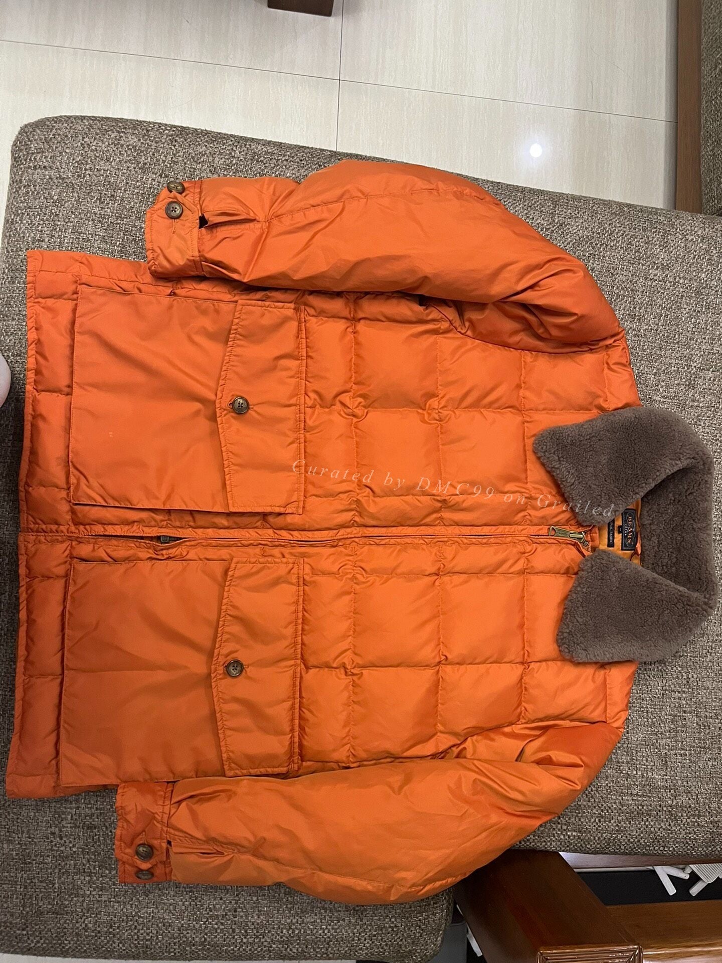 Beams Plus Quilted Shiny Nylon Down Jacket