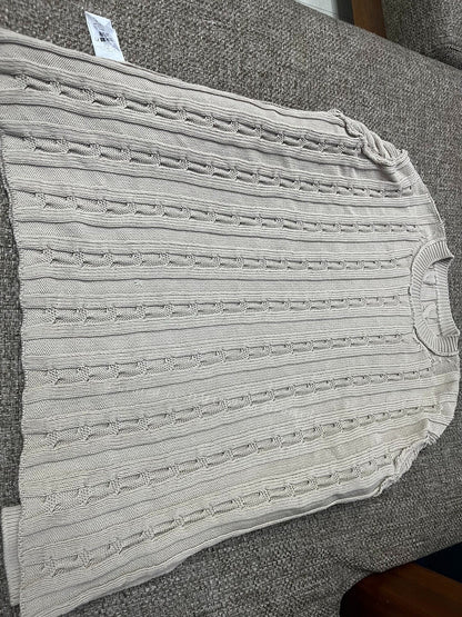 Auralee College Cable Knit Sweater