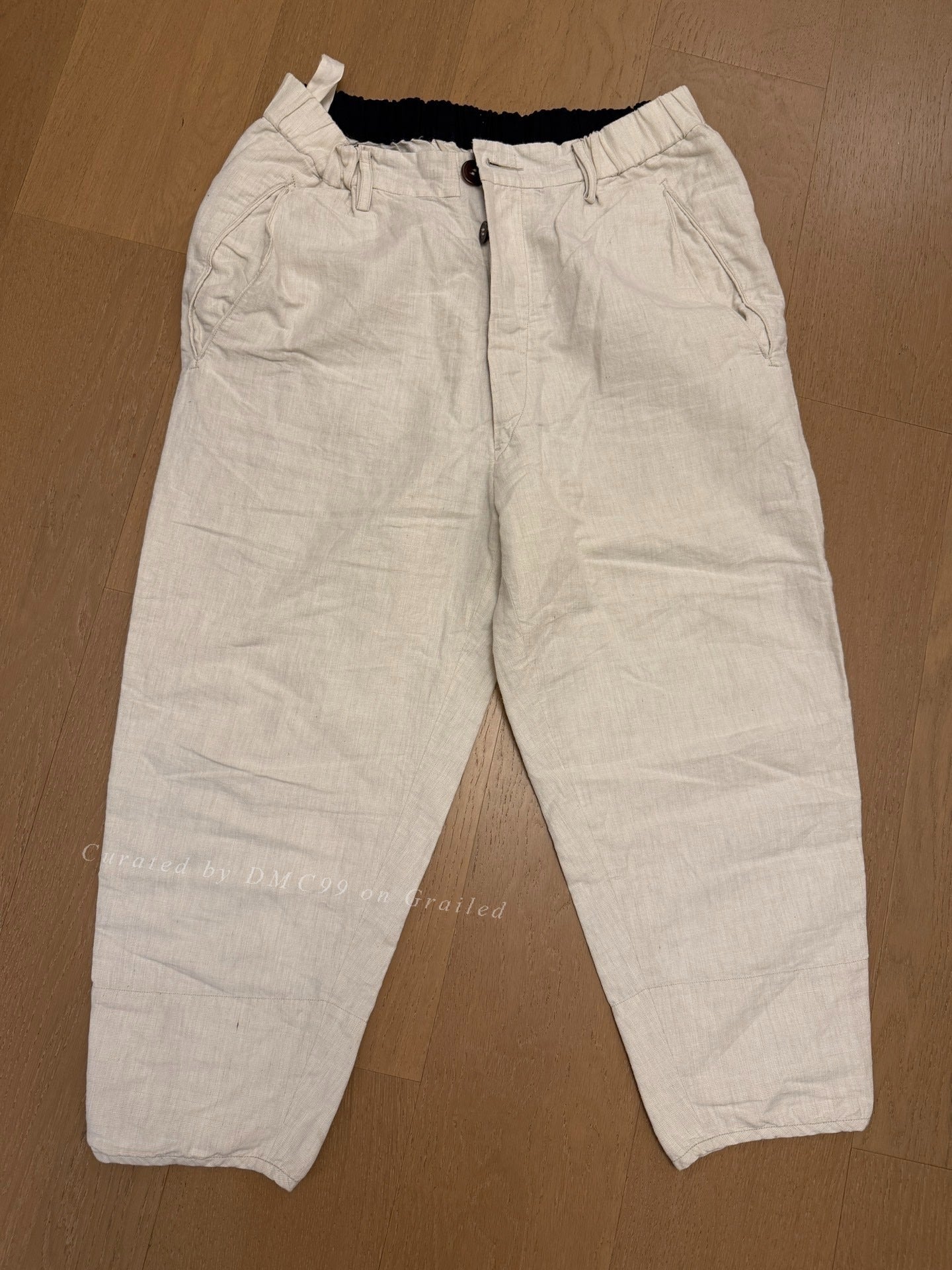 ZIGGY CHEN 2017 Summer Cotton-Linen Tapered Pants