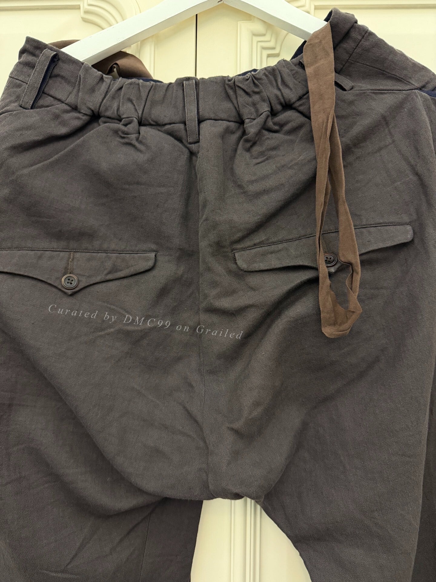 ZIGGY CHEN 2017 Cotton-Linen Spring-Summer Trousers