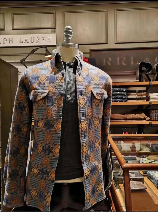 RRL Ralph Lauren Southwest Jacquard Shirt