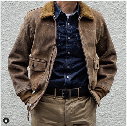 RRL Limited G1 Leather Jacket