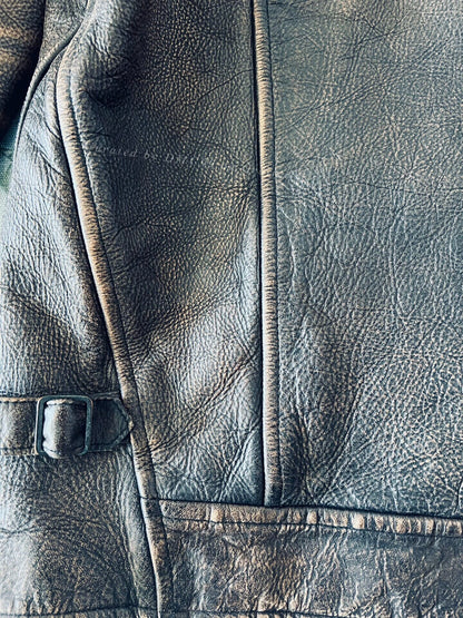 RRL Leather Safari Jacket