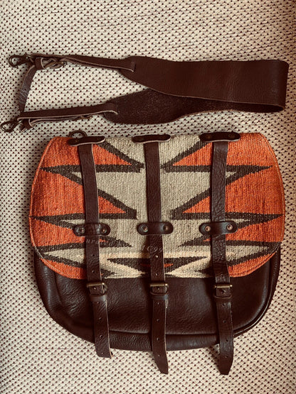 RRL Vintage Wool Messenger Bag